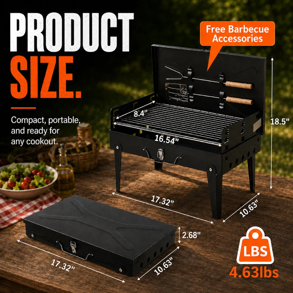 Grillaxe™ Portable Barbecue Grill